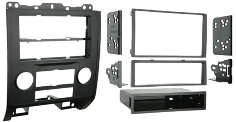 Metra 99-5814 Installation Kit for Single or Double DIN 2008-up Ford Escape/Mercury Mariner (Black)