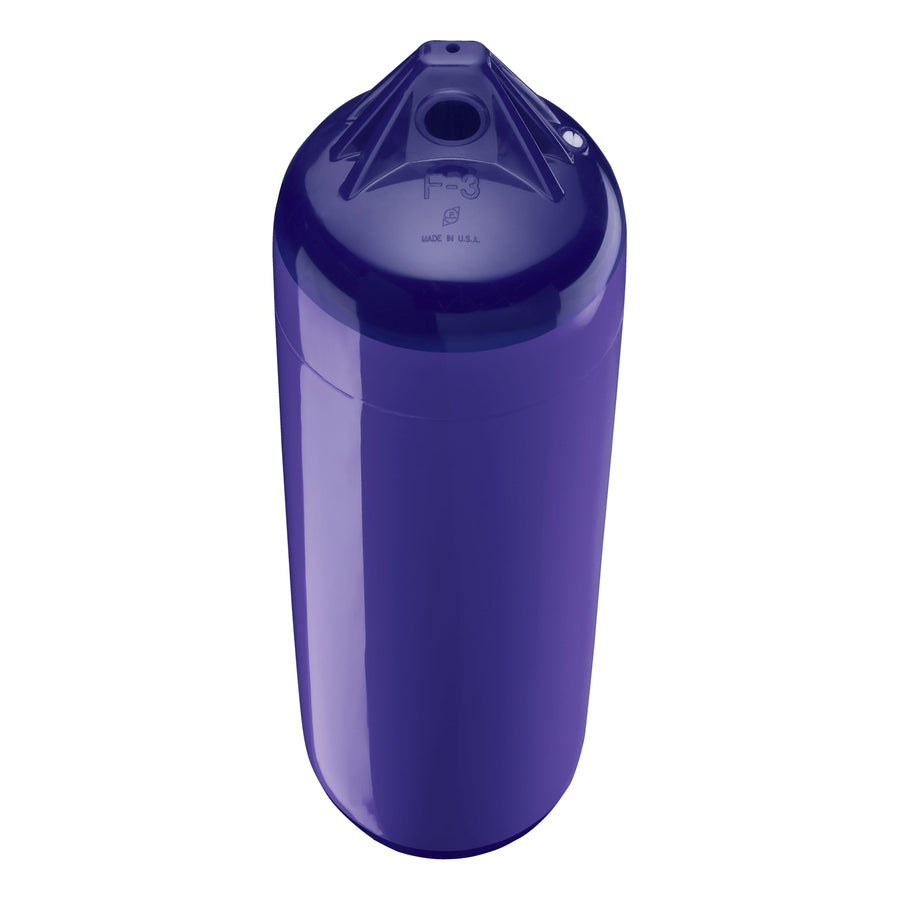 F-3 Standard Polyform Boat Fender Blue Ropehold - Purple