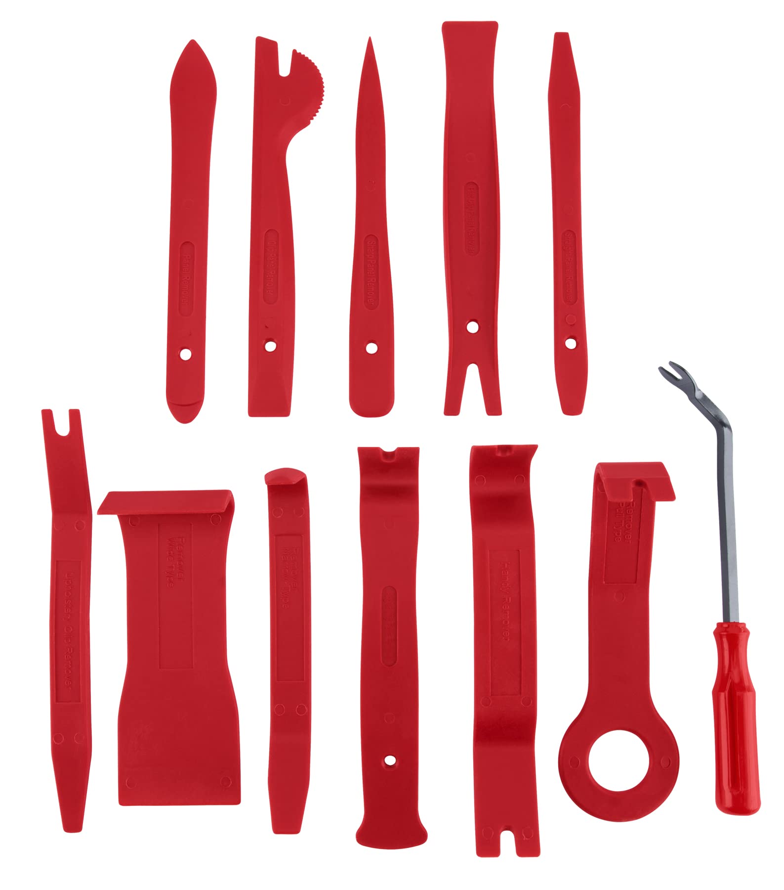 W1760 Performance Tool Auto Trim Removal Tool Set (12 Pieces) - Versatile Kit for Effortlessly Removing Trims, Molding, and Panels from Vehicles