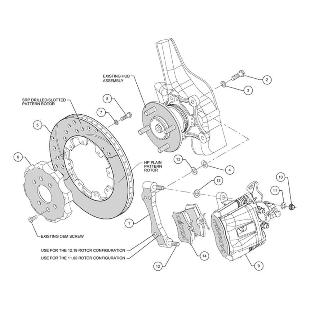 Rear CPB Kit, 12.19"