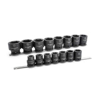 3/4" Drive GEARWRENCH Standard Impact SAE Socket Set 15 Pc., 6 Point - 84997