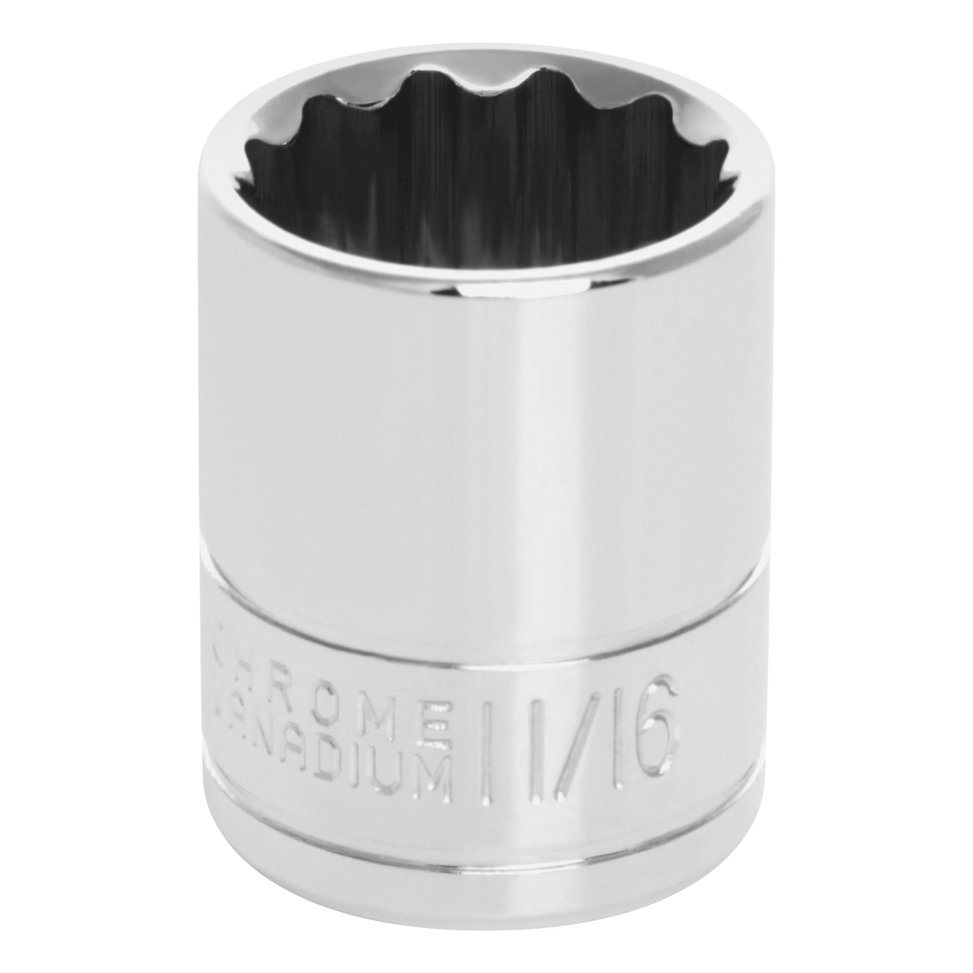 W38522 Performance Tool 3/8-Inch Drive 12-Point Socket, 11/16
