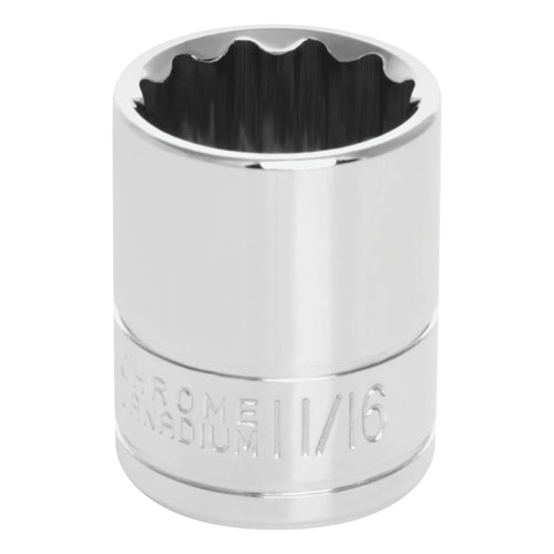 W38522 Performance Tool 3/8-Inch Drive 12-Point Socket, 11/16