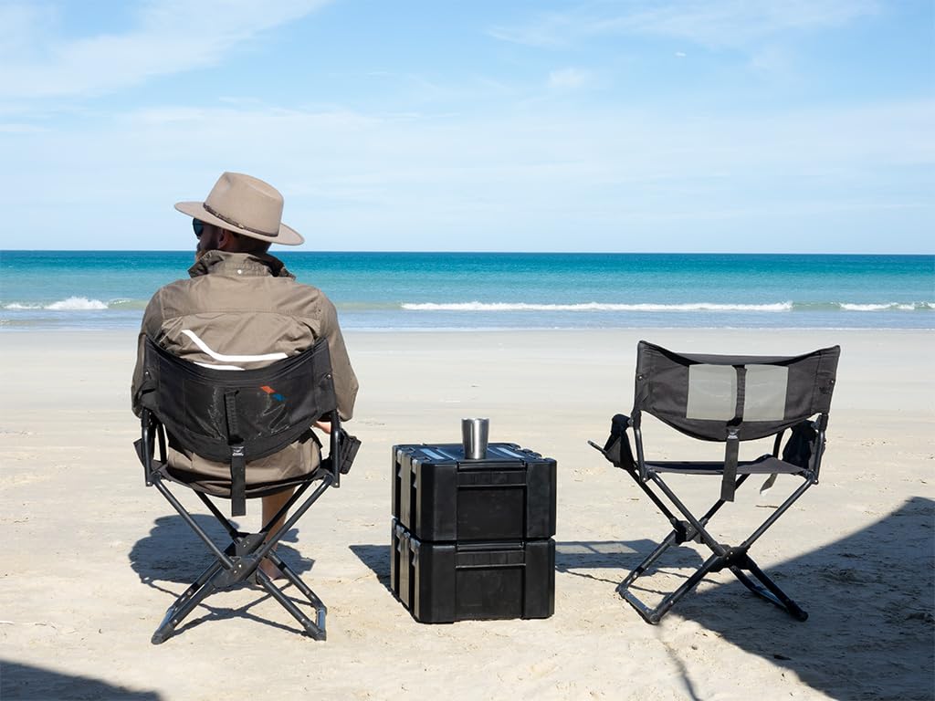 Camping Chair Front Runner Expander (Black Portable Outdoor Folding Chair)