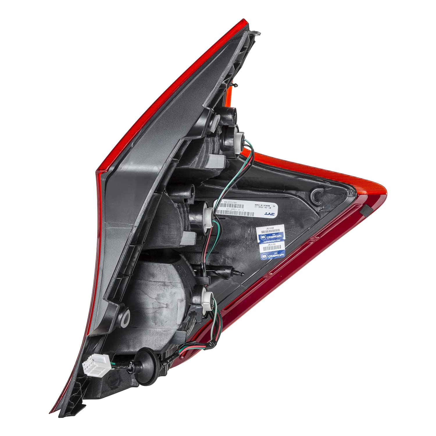 Left TYC Tail Light Assembly Compatible with 2014-2019 Nissan Versa