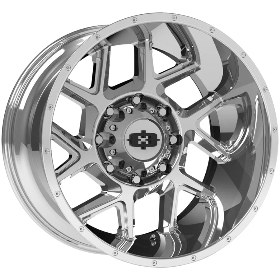 20x9 Vision 360 Sliver +12mm Chrome Wheel Rim 20" Inch