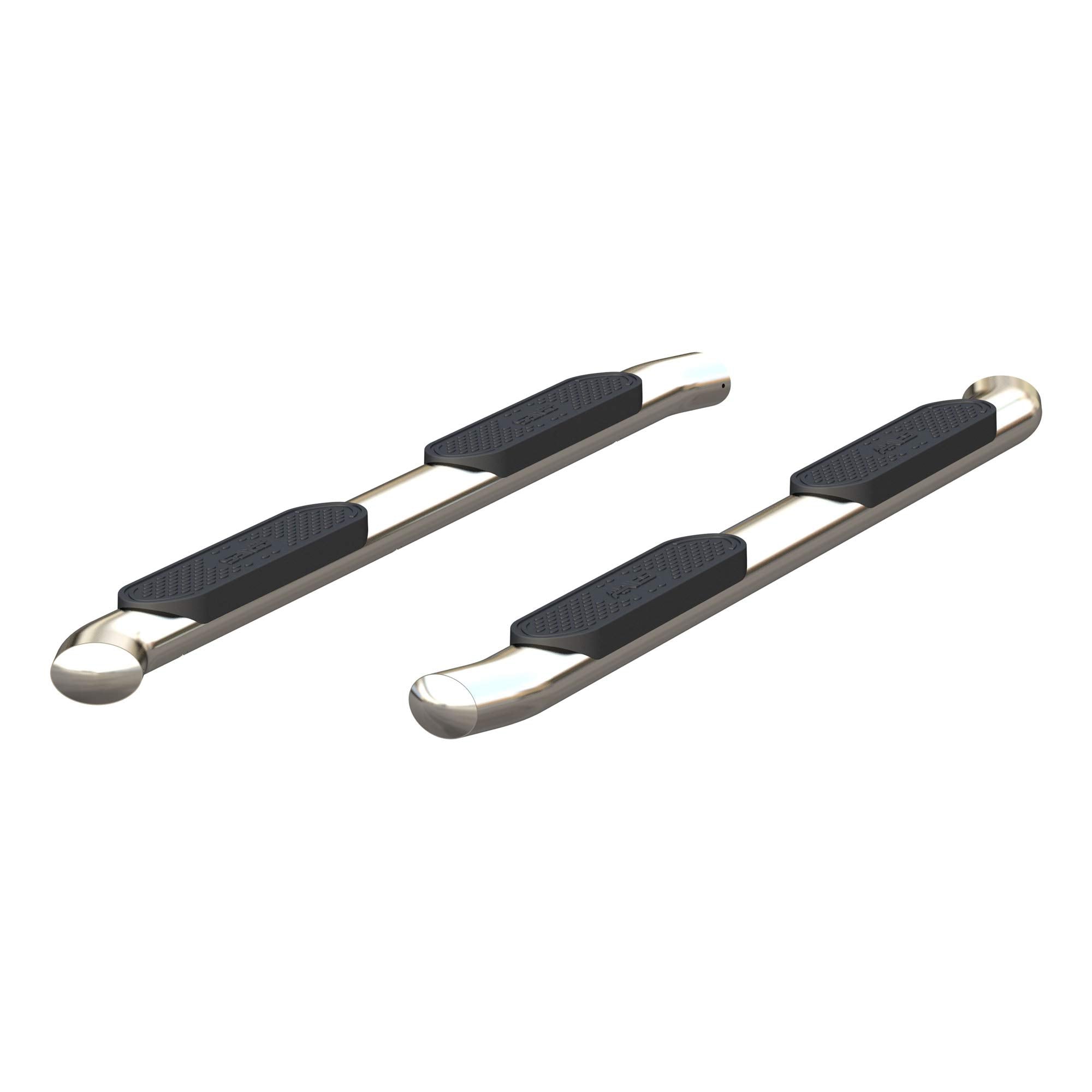 4-Inch Oval Polished Stainless Steel ARIES Nerf Bars, Select Ram 1500