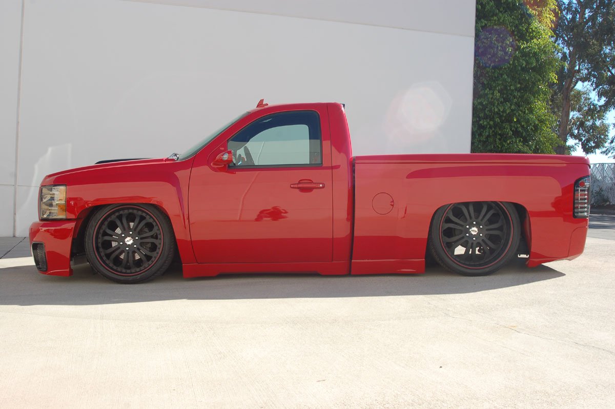 Chevy Silverado Street Scene 950-70170 Urethane Standard Cab Side Skirt
