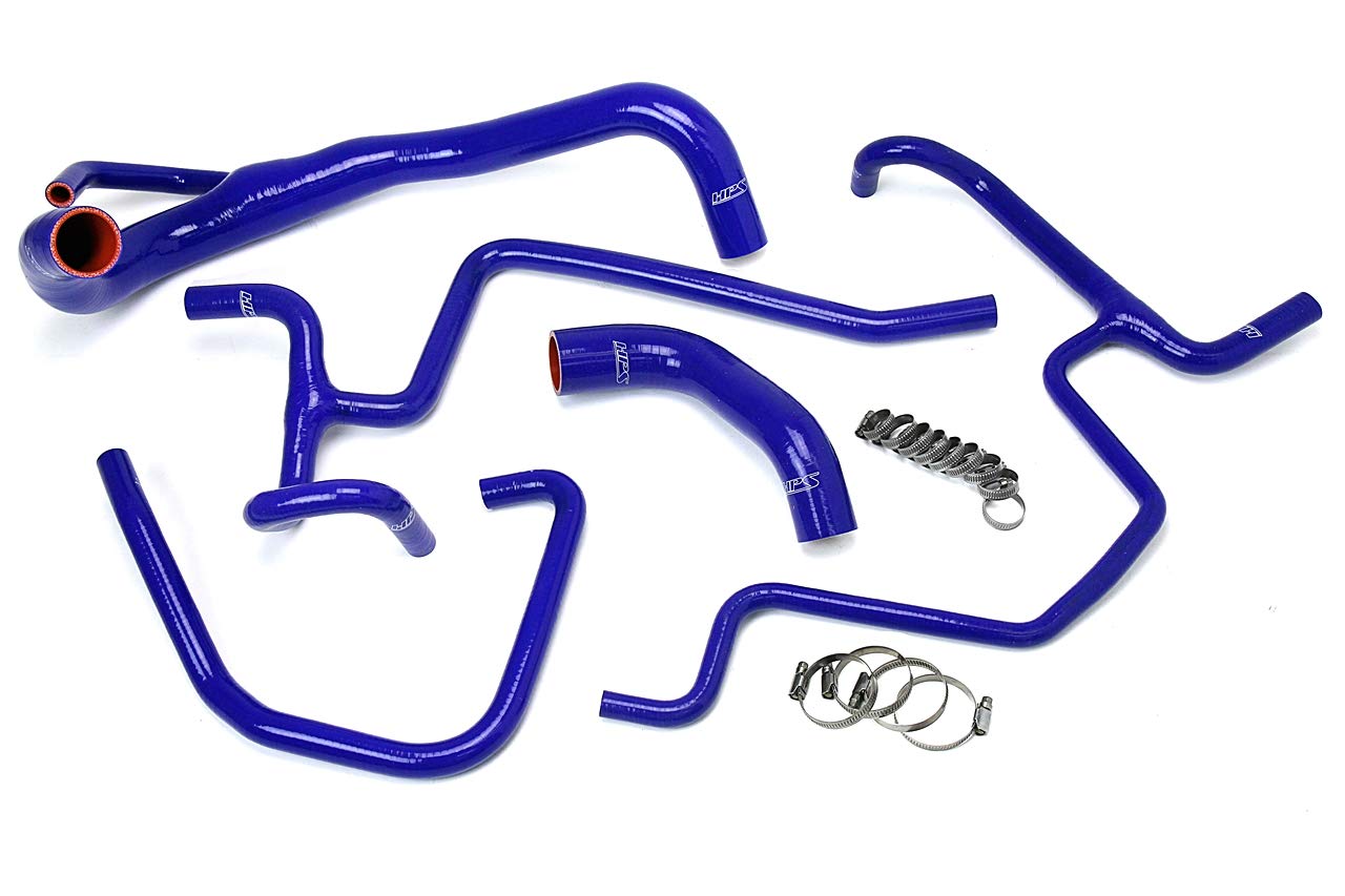 Blue HPS 57-1646-BLUE Silicone Radiator and Heater Hose Kit