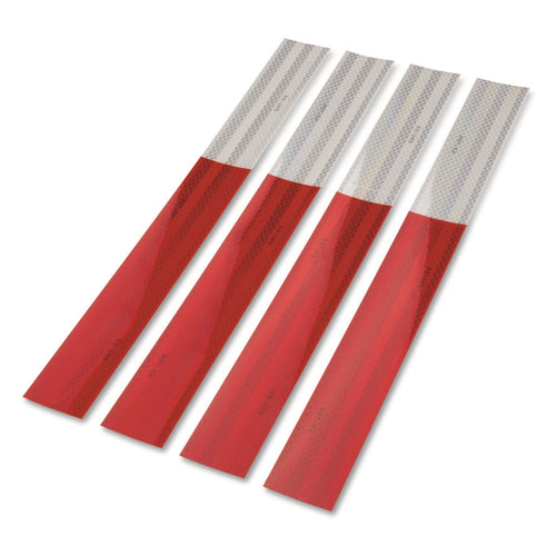 18 in. TOWSMART Red Reflective Strips - 4 Pk