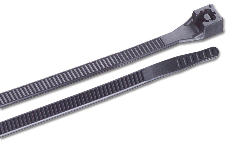 Cable Tie Ancor 199211, Standard, 11", Black, 100pc/bag