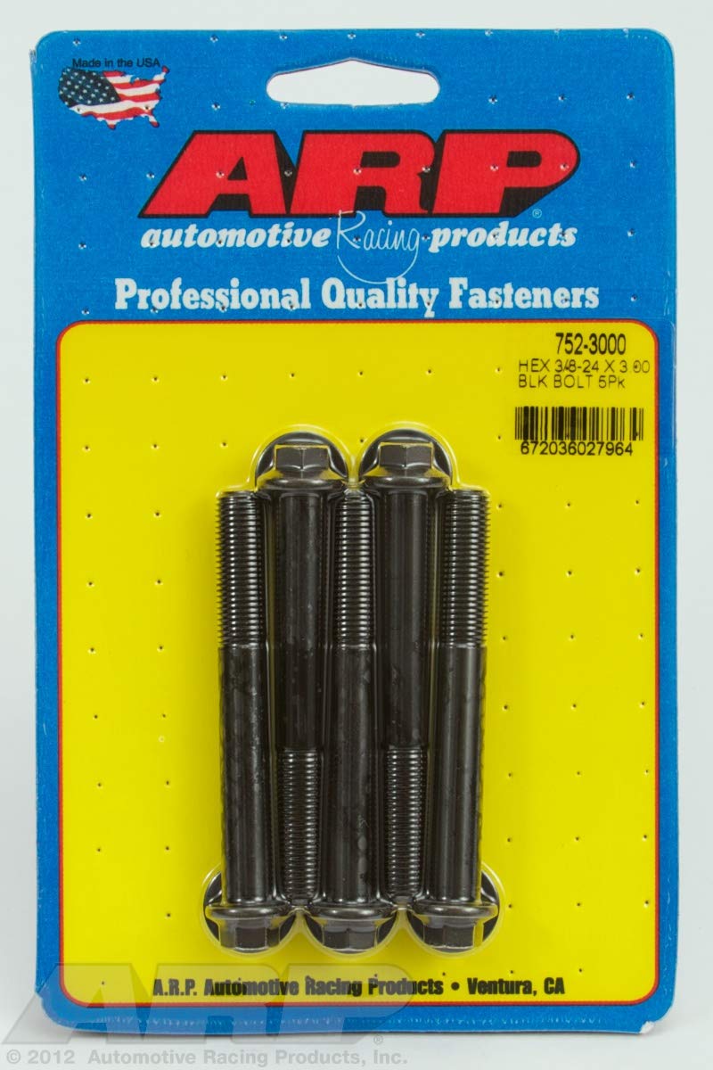 Hex ARP (752-3000) Oxide Bolt, Black