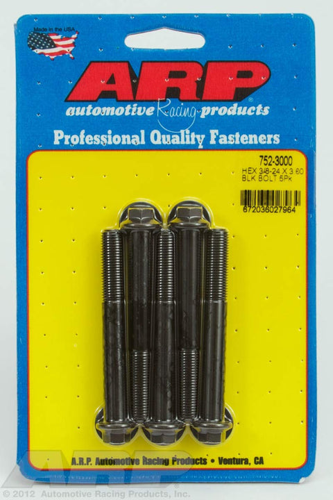 Hex ARP (752-3000) Oxide Bolt, Black