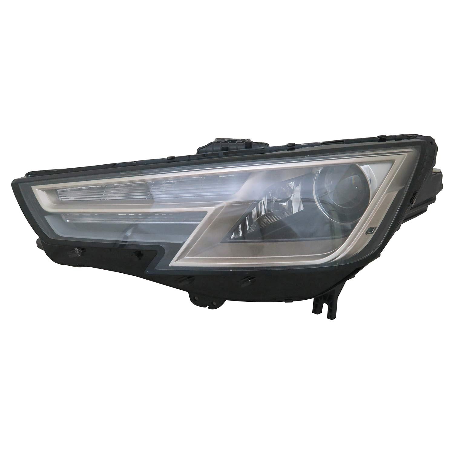 Left TYC Headlight Assembly Compatible with 2017-2019 Audi A4