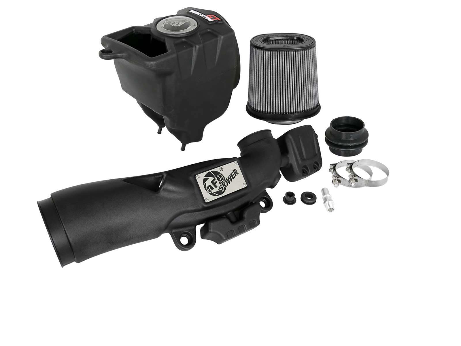 Momentum GT aFe POWER Cold Air Intake System w/Pro DRY S Filter, #51-76217, Black