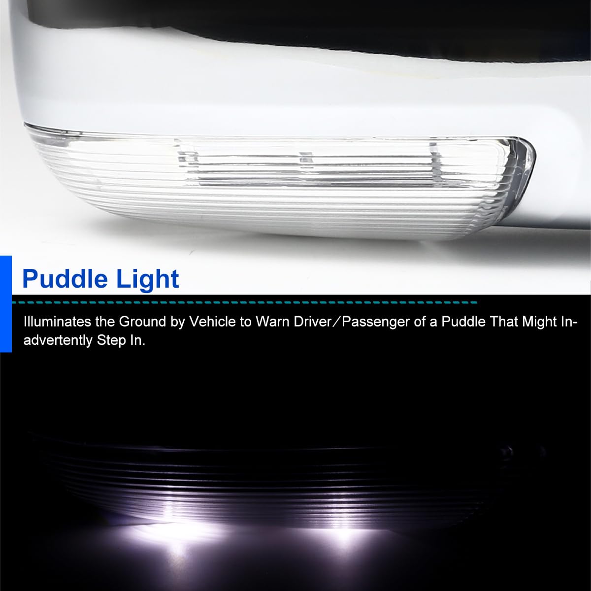 Right Passenger Side Mirror Spec-D Tuning LED Signal Power Heat Compatible with 2009-2012 Dodge Ram 1500