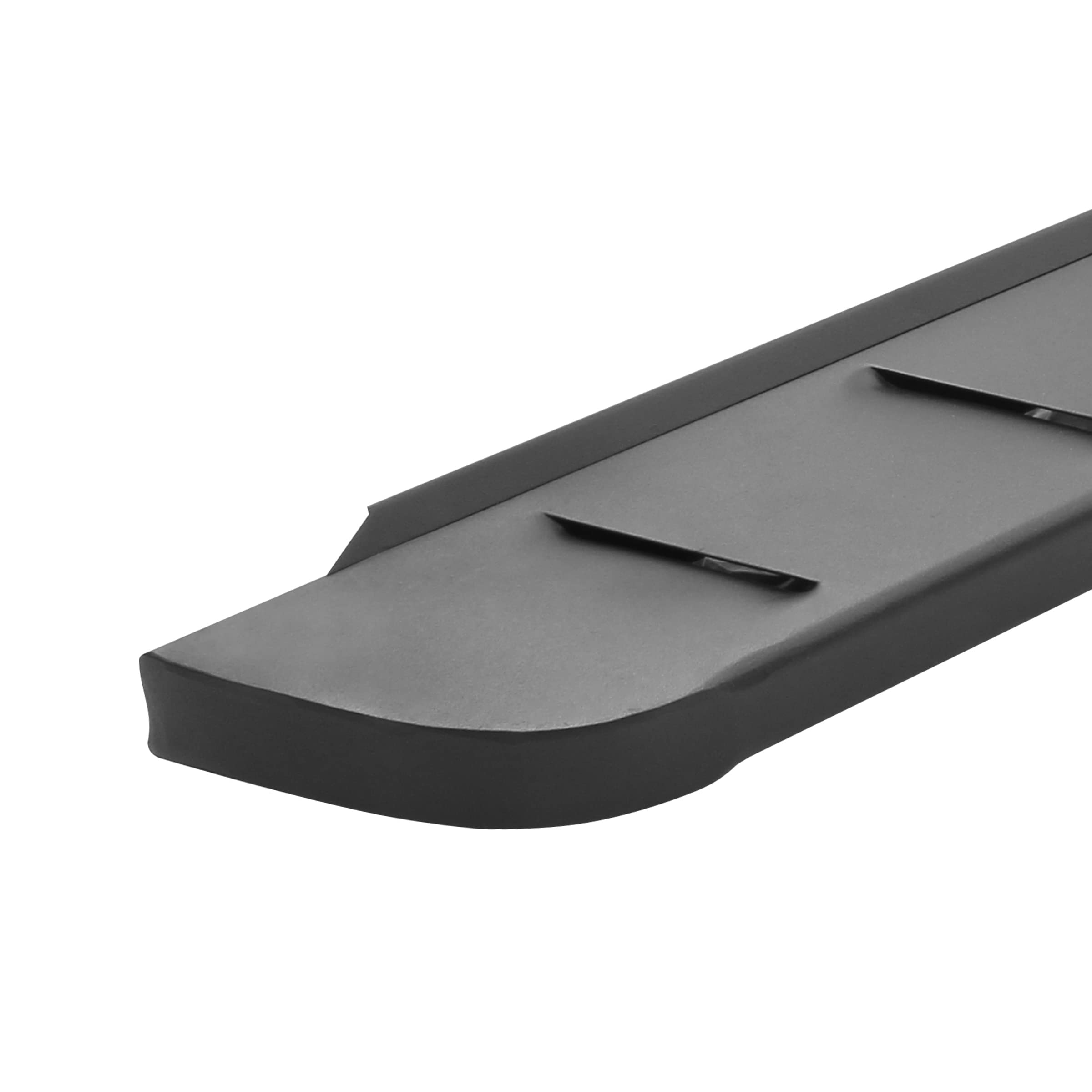 RB10 Running Boards & Brackets Go Rhino | Cab Length, Galvanized Steel, Textured Black | 63443280PC | Fits 2024 Toyota Tacoma Double Cab