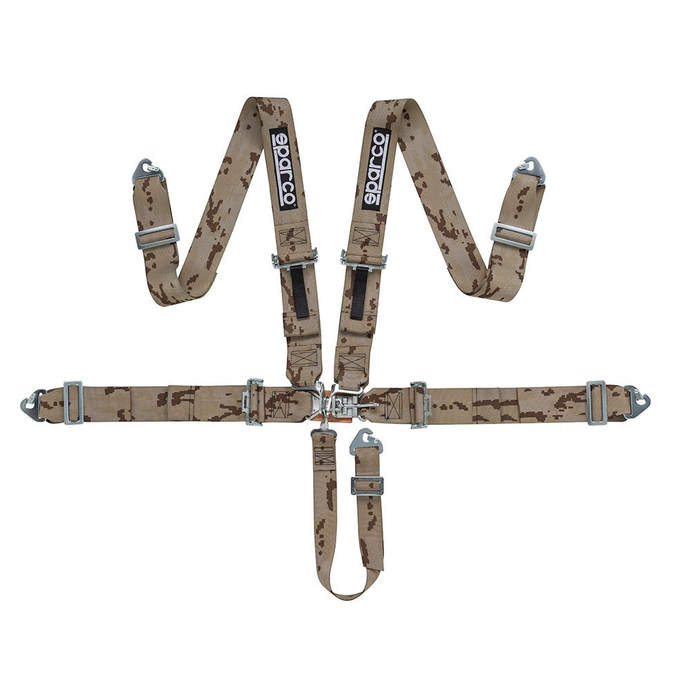 Sparco Harness S04806SFIVDM 5 PT Latch-N-Green Military
