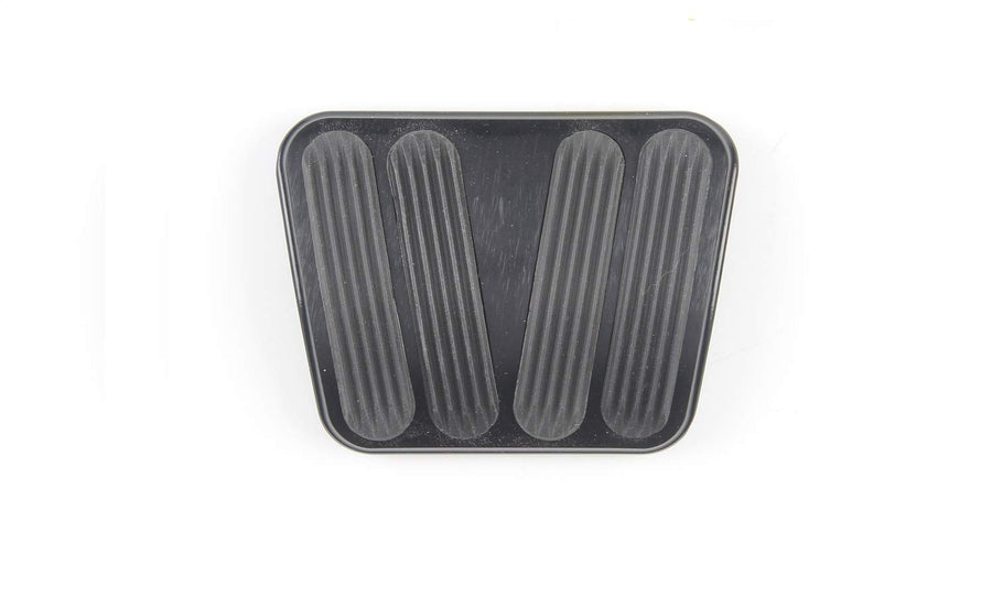 Billet Aluminum Curved Auto Brake Pad Lokar XBAG-6166 with Rubber