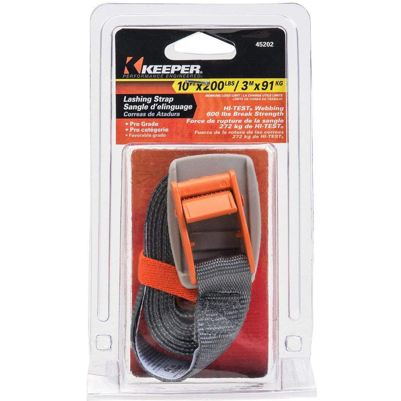 Lashing Strap KEEPER 45202, 10' X 1", Orange