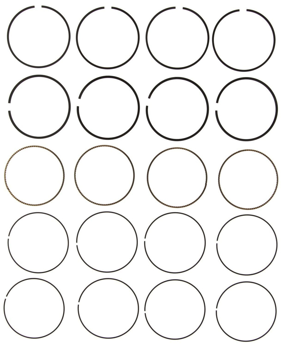 Engine Mahle Piston Ring Set 42101CP, Shallow Groove