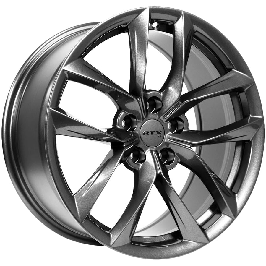 Custom RTX Wheel - 19x8.5, 35 Offset, 5x114.3 Bolt Pattern, 64.1mm Hub - Gunmetal Rim