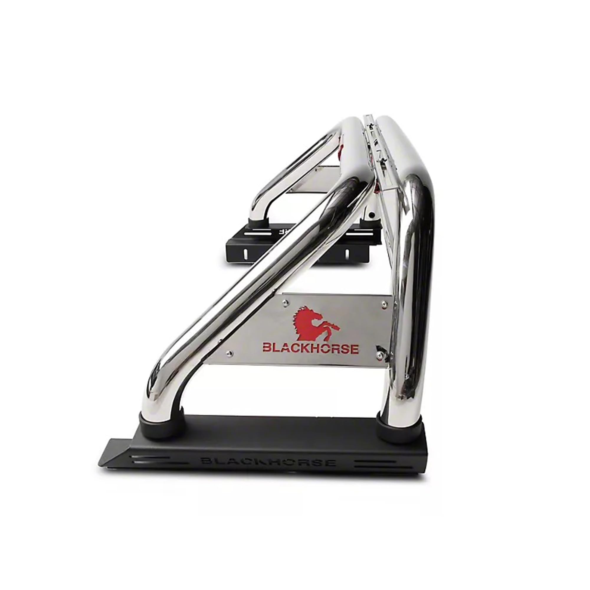 Classic Black Horse Roll Bar Stainless Steel Compatible with 2015-2022 GMC Canyon|2015-2022 Chevrolet Colorado-RB005SS