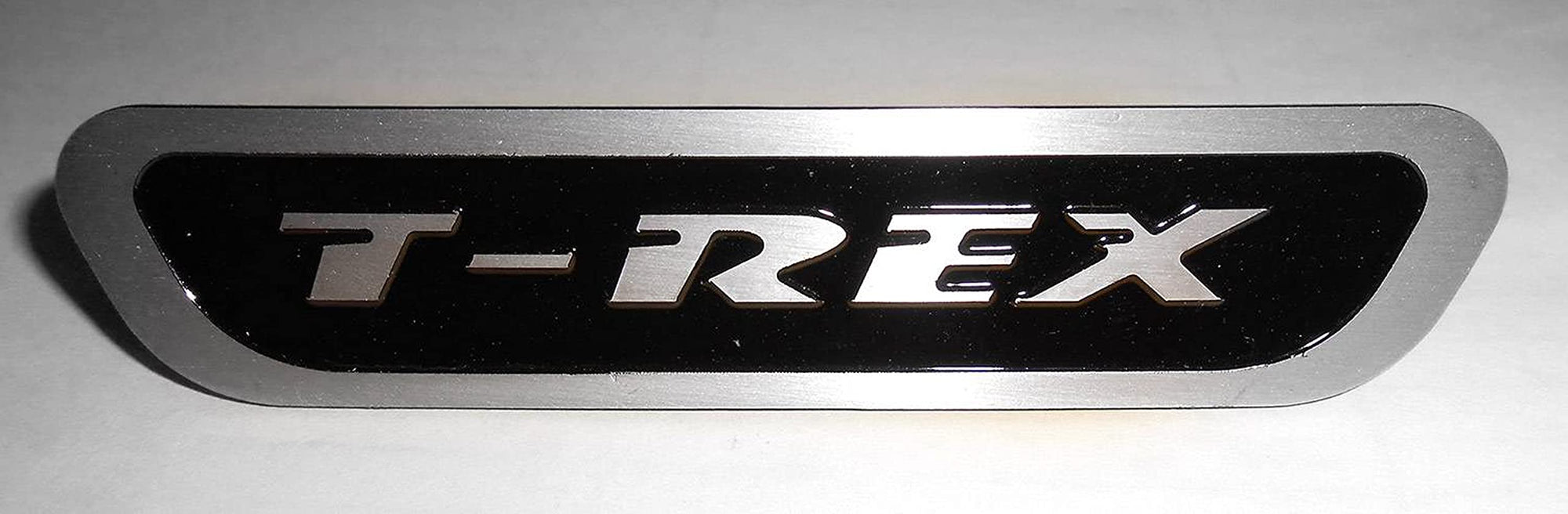 Black T-Rex Grilles Logo, 1 Pc, Bolt-On, - PN #L1016, Universal