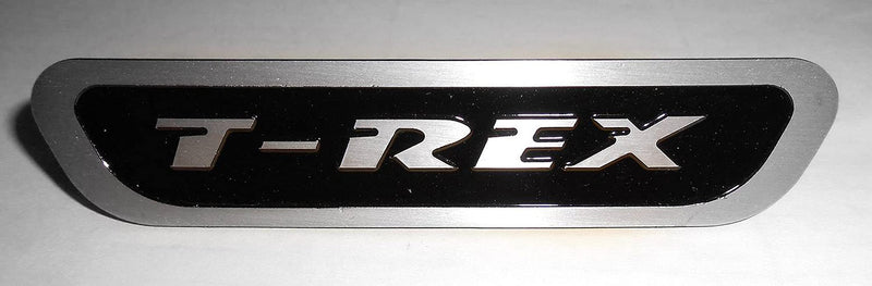 Black T-Rex Grilles Logo, 1 Pc, Bolt-On, - PN #L1016, Universal