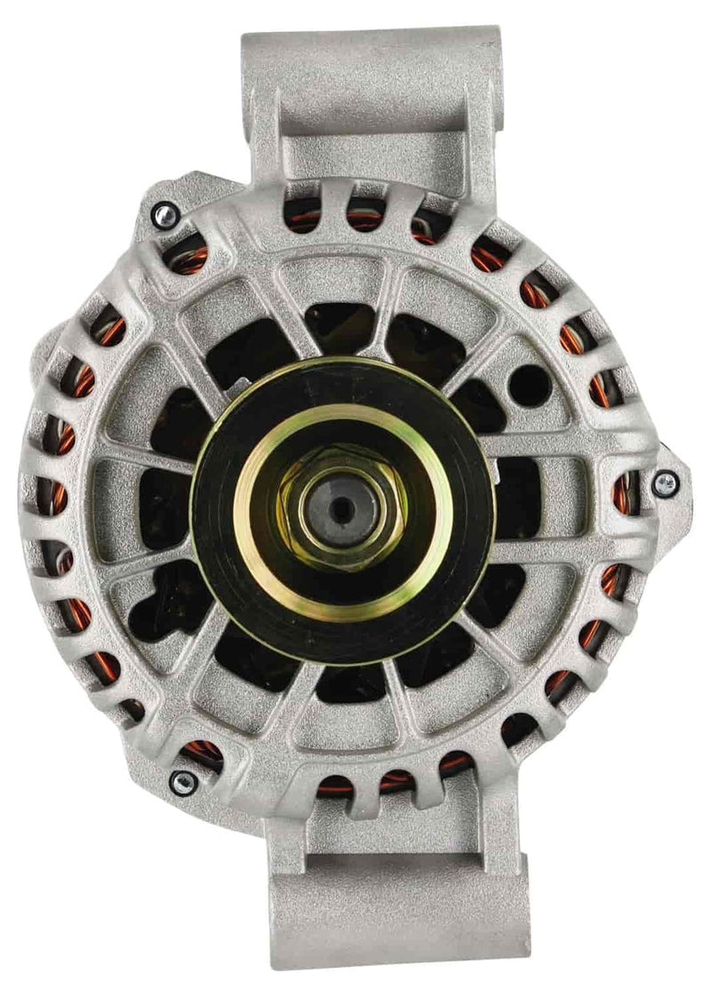 Alt Powermaster Ford 6G Natural 155A 8 grv Pulley Small Frame Transverse MTG for 7.3L I-D-A VR