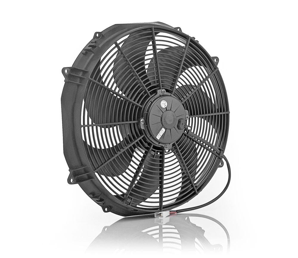 75087 Be Cool Euro-Black 16" Special HP Electric Puller Fan
