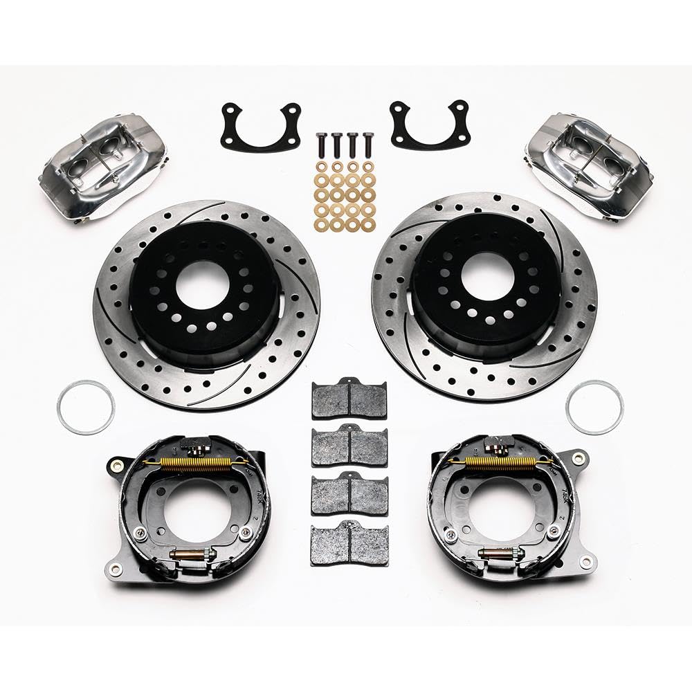 WILWOOD 140-7582-DP P-B Kit, Drilled, Polished New Big Ford FDL 2.36" Offset