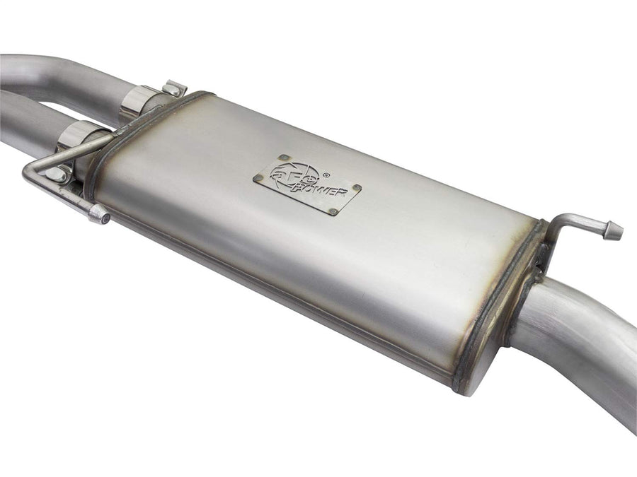 Rebel Series aFe Power 3" x 2-1/2" Performance Cat-Back Exhaust System (Stainless Steel)