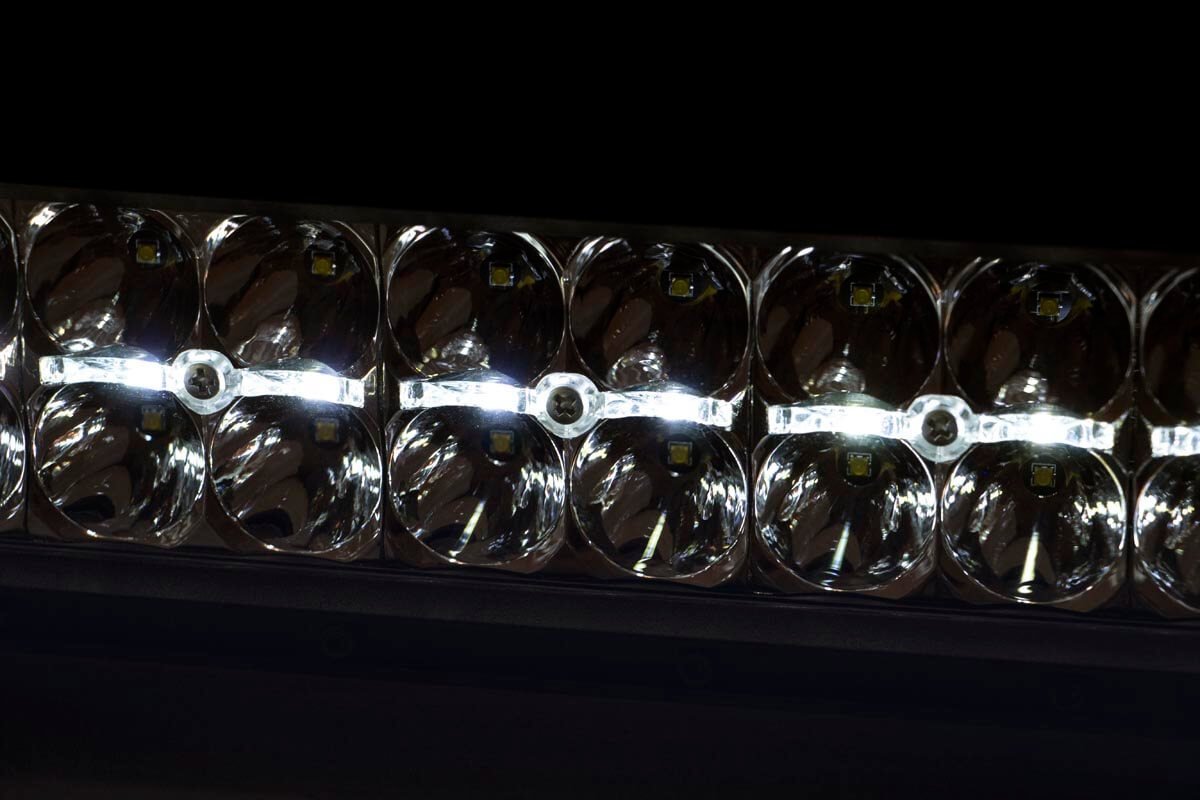 12" Rough Country Black Series Dual Row CREE LED Light Bar | White DRL - 70912BD