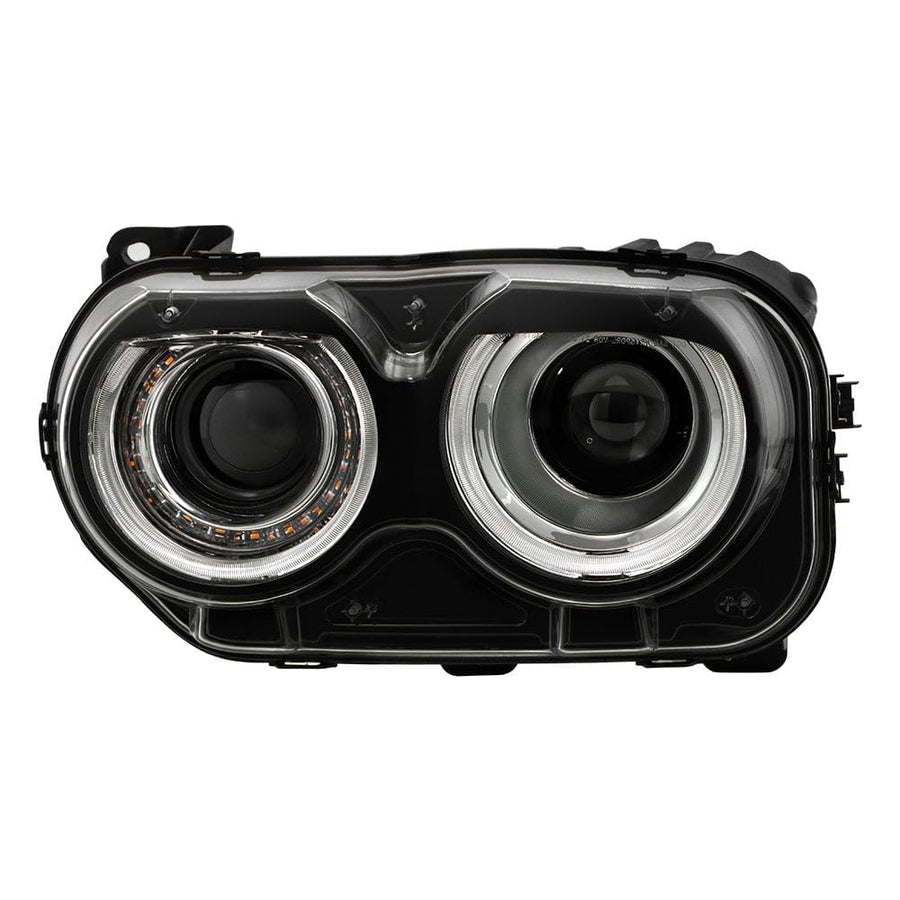 Dodge Challenger Spyder (POE) 15-20 HID w/LED DRL Headlight - Low Beam-D3S(Not Included) ; High Beam-D3S(Not Included) ; Signal-LED - OE Left