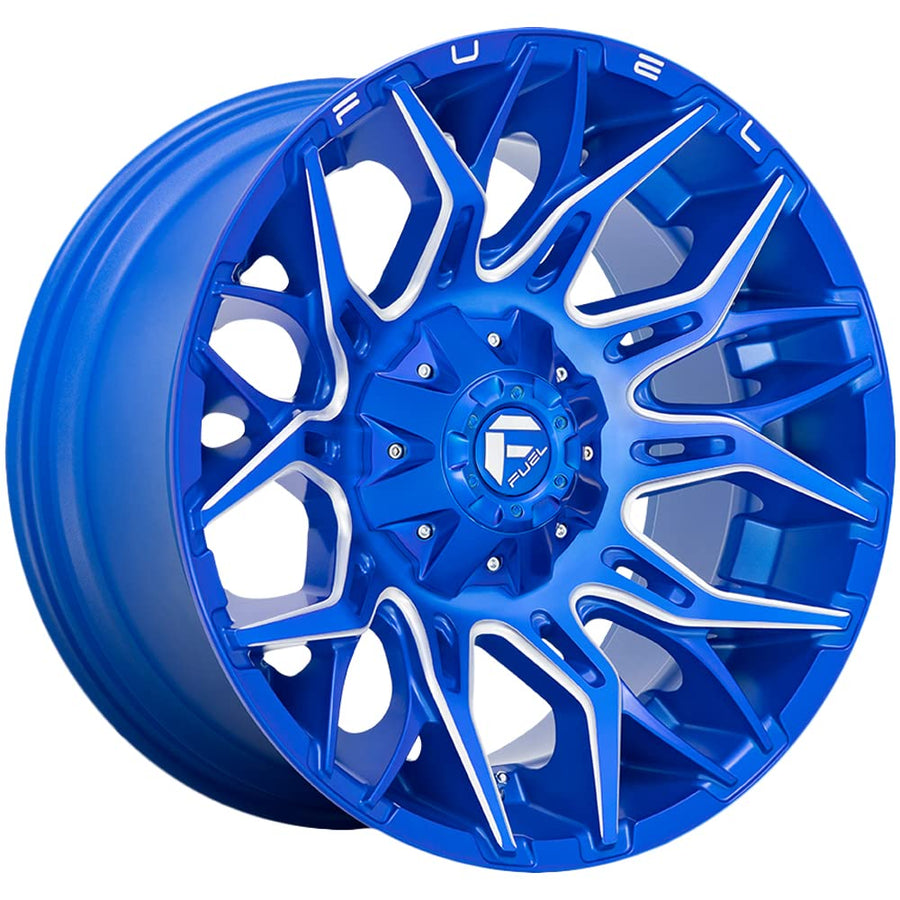 1PC Fuel D770 20X9 8X180 BLUE-MILL 01MM - D77020901850