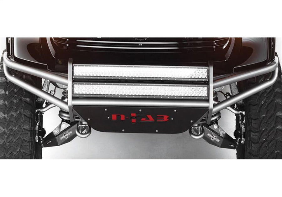 Textured Black N-Fab Bumper | Direct Fit - For 2 - 30in Rigid E-Series LED Light Bar | T052LRSP-TX | Fits 2005-2015 Toyota Tacoma