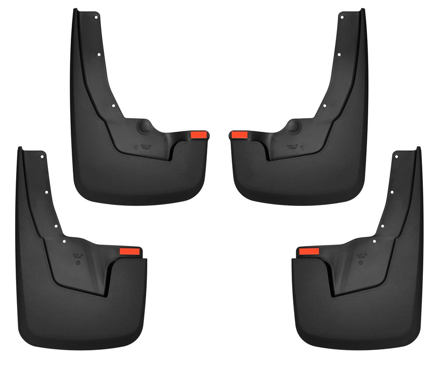 Husky Liners — Mud Guards Front & Rear | Fits 2019-2024 Ram 1500 (New Body Style) w/OEM Fender Flares - Black, 4 Pc | 58136
