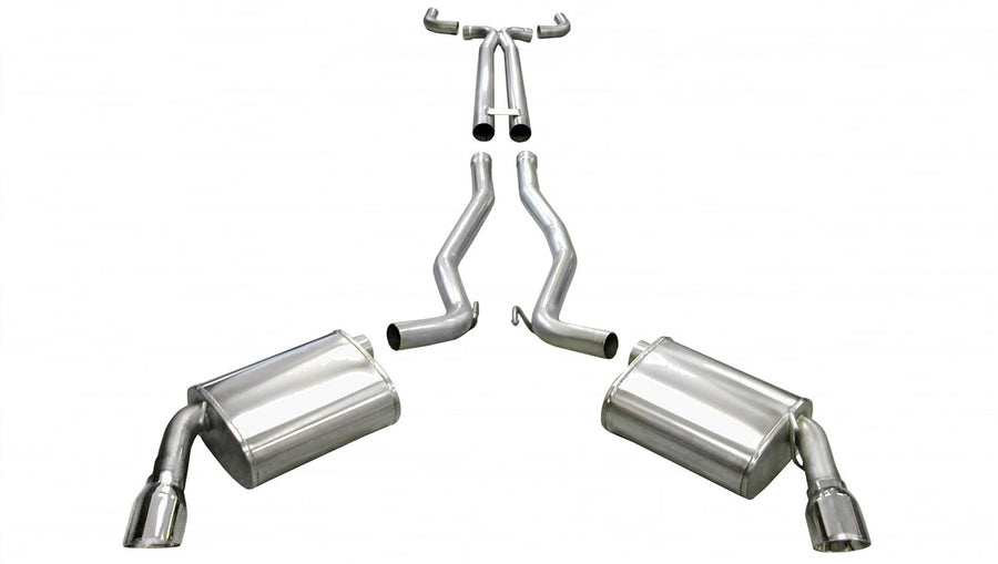Cat-Back Exhaust System CORSA 14951BLK with X-Pipe