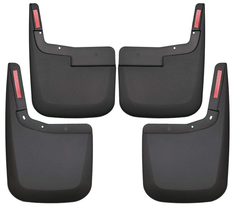 Husky Liners - Mud Guards Front & Rear | 2015-2020 Ford F-150 No Fender Flares, Front & Rear Set - Black, 4 Pc | 58446