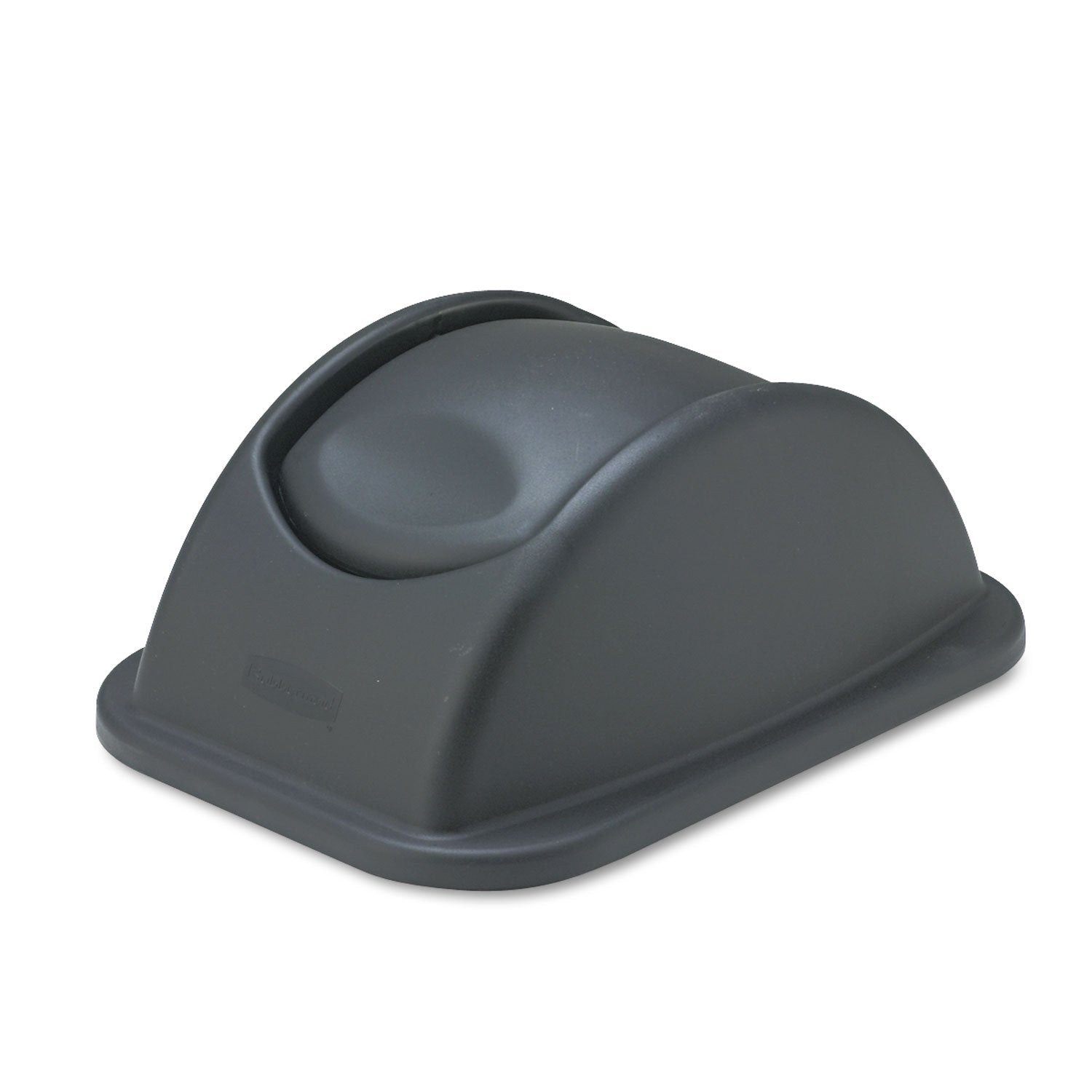 Rubbermaid Commercial Products Wastebasket Lid, Swing Top Compatible with 28QT/7G RCP, Black, Lid Only