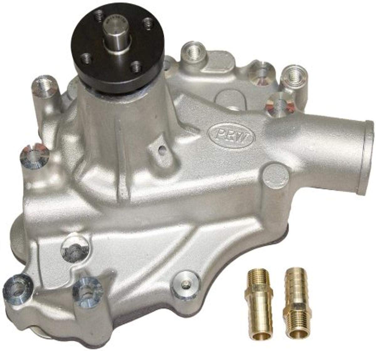 Performance Quotient PRW 1430200 As-Cast High Flow Left Inlet Aluminum Water Pump for Ford 302 1970-78, 351W 1970-87