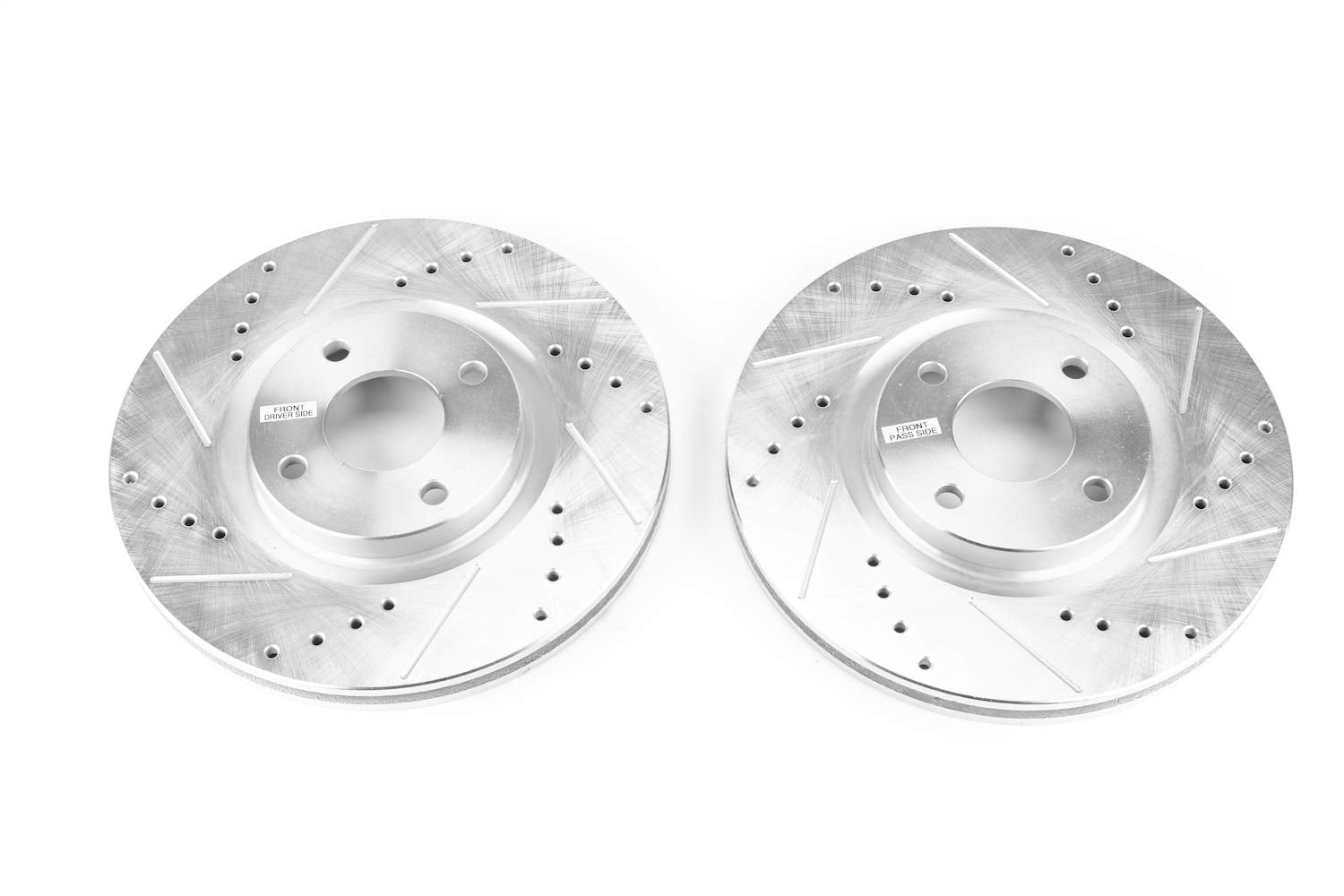 Power Stop AR85191XPR Front Brake Rotor Pair Drilled and Slotted For Ford EcoSport 2018-2022 [Model Specific]