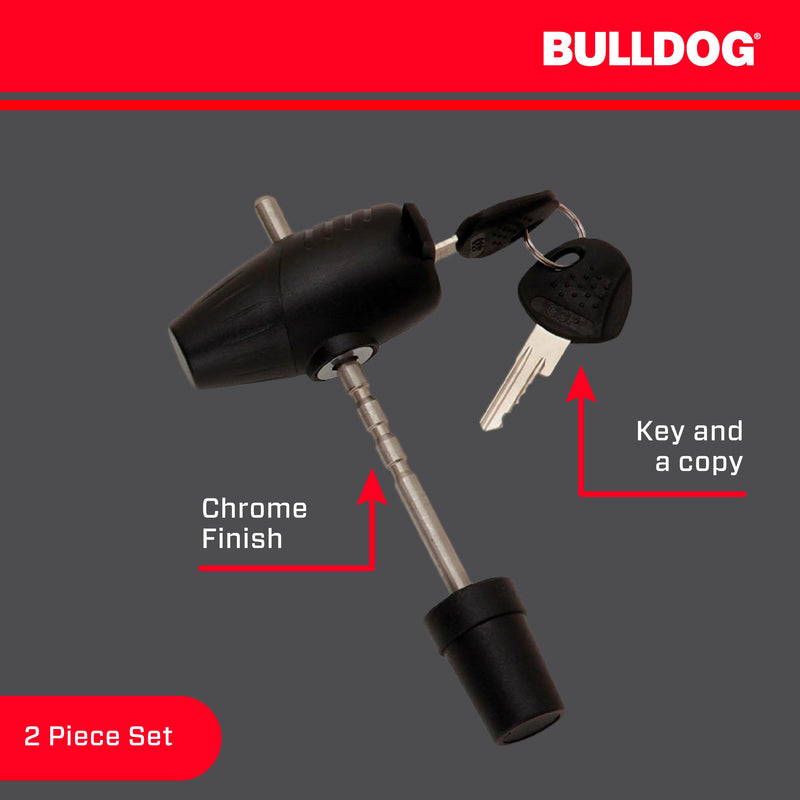 Easy Access Bulldog (580410) Adjustable Trailer Coupler Lock, Black