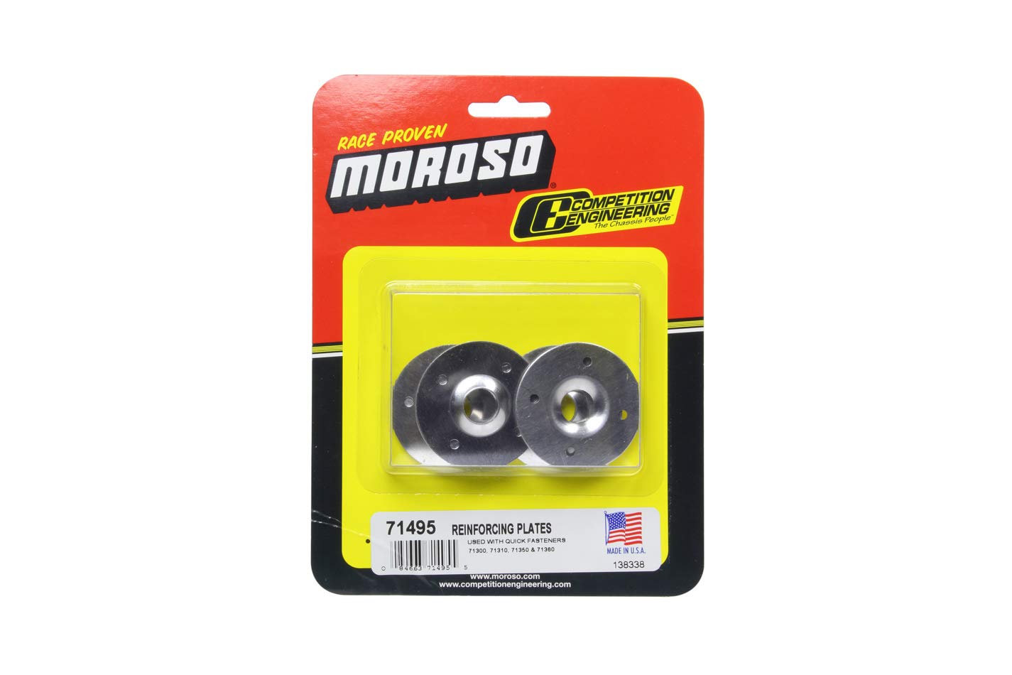 71495 Moroso Quick Fastener Reinforcing Plates