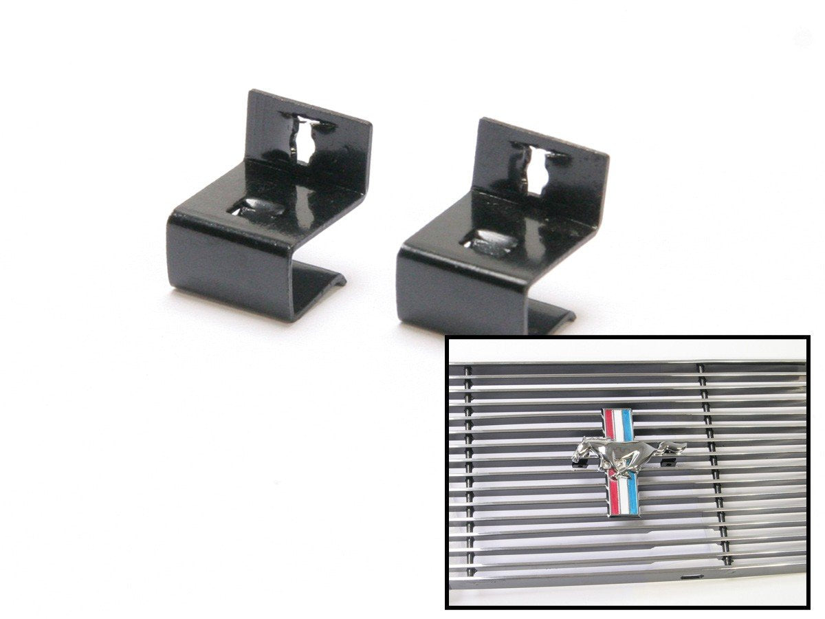 Billet Grille Emblem Mounting Clips Scott Drake C5ZZ-16229-BGMC