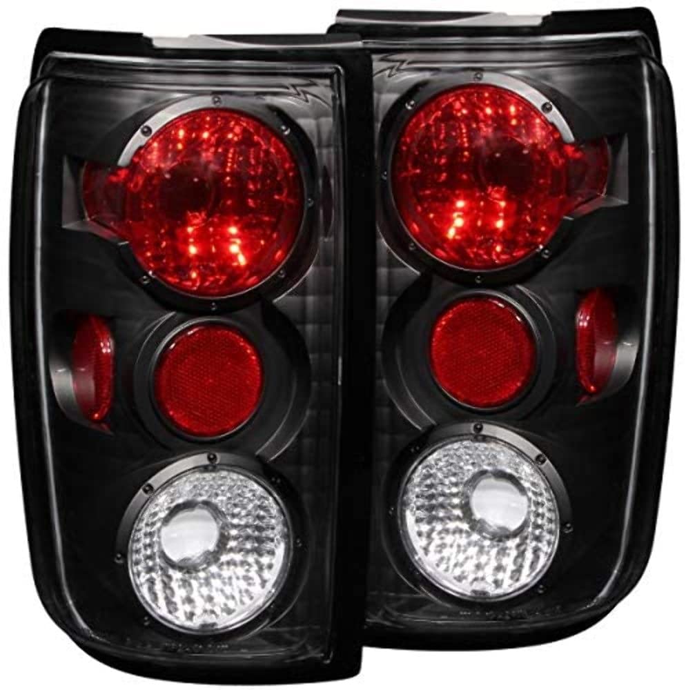 Black Euro Tail Light Set-Clear Lens ANZO USA 211057