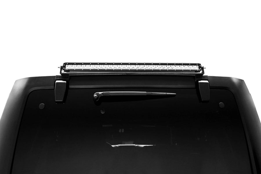 ZROADZ Universal 2.5" Hitch Step LED - Black Mild Steel - Bolt-on, No Drilling - to Mount (2) 3 Inch ZROADZ or Similar Style LED Pod Lights - PN#Z390011