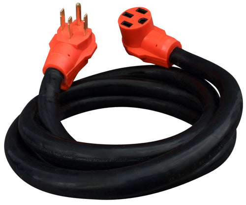 Mighty Cord® Valterra RV 50-Amp Extension Cord, 10-Foot Power Extension Cord, Red