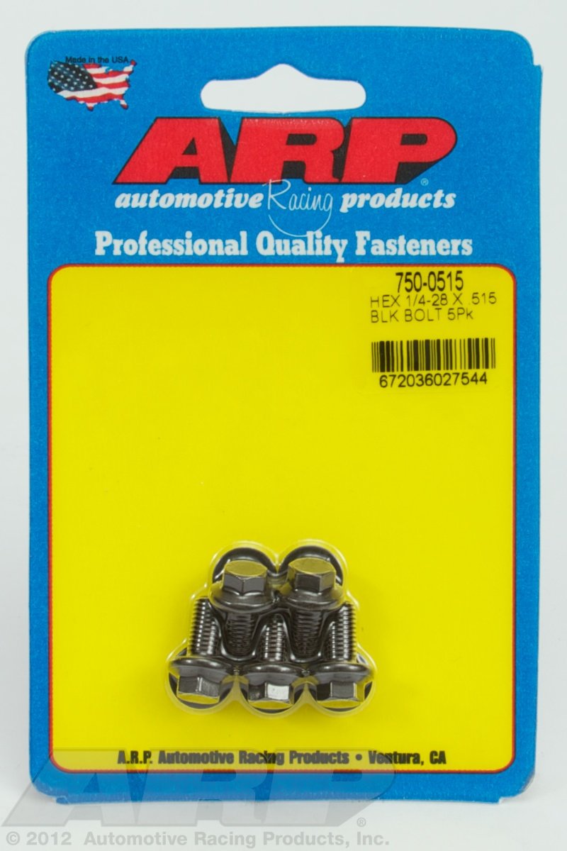 Hex ARP (750-0515) Oxide Bolt, Black
